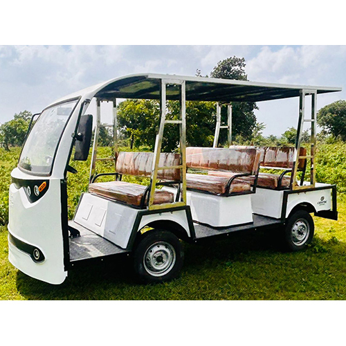 8 Seater Sightseeing Golf Cart Model - Color: White