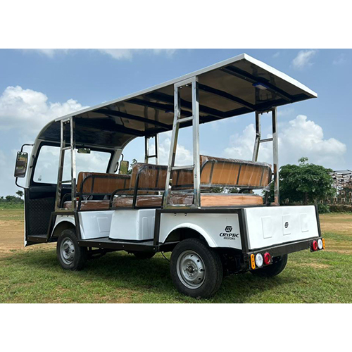 8 Seater Sightseeing Golf Cart Model - Color: White