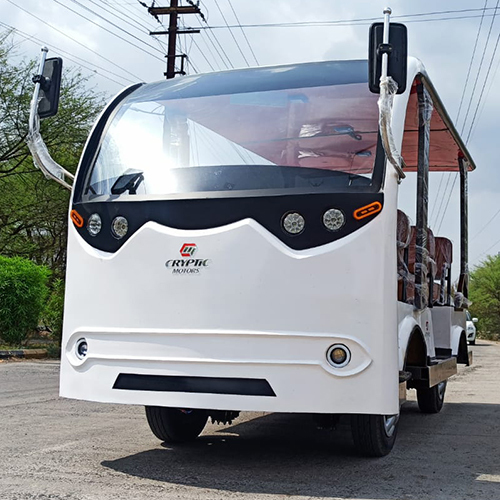 8 Seater Sightseeing Golf Cart Model - Color: White