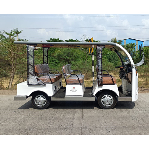 8 Seater Sightseeing Golf Cart Model - Color: White