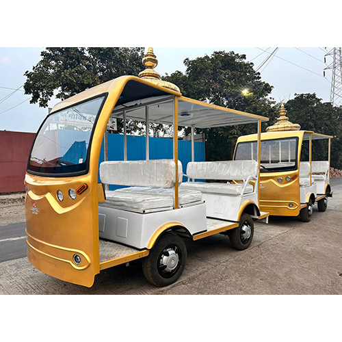 8 Seater Sightseeing Golf Cart Model - Color: White