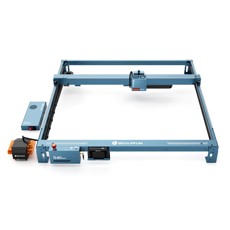 Sculpfun S40 MAX 48W Laser Engraver Cutting Machine 830*800mm Engraving Area