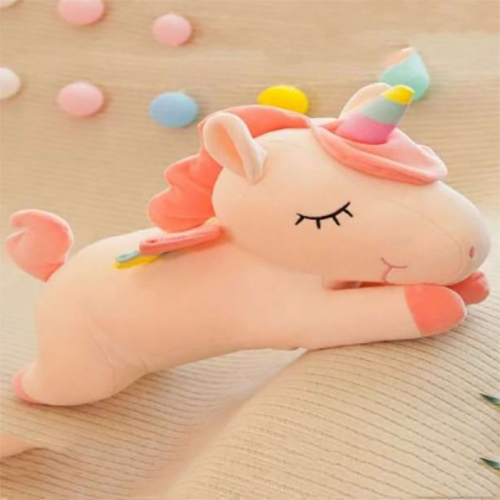 30cm 1-1 Sleeping Unicorn Soft Toy
