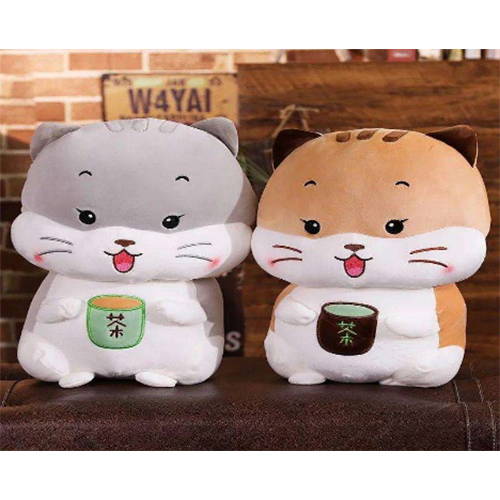 914 50Cm Cup Cat Soft Toy - Color: Different Available