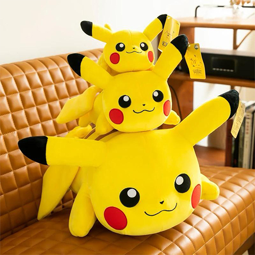 D-28 50cm Sleeping Pikachu Soft Toy