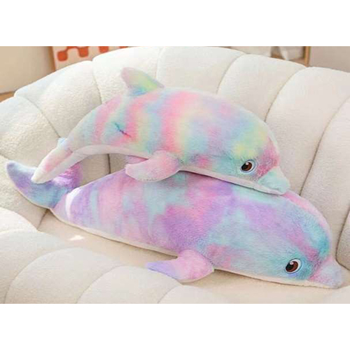 G-4 45cm Rainbow Dolphine Soft Toy