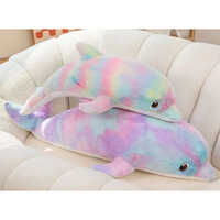 G-4 45cm Rainbow Dolphine Soft Toy - Color: Different Available