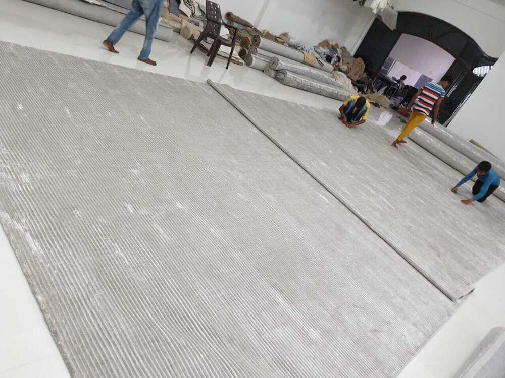 Earth Tone Harmony Handloom Roll Rug