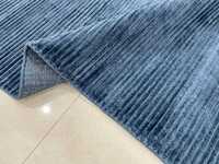 Urban Loom Modern Handloom Carpet Silk Carpet - Backing Material: Cotton