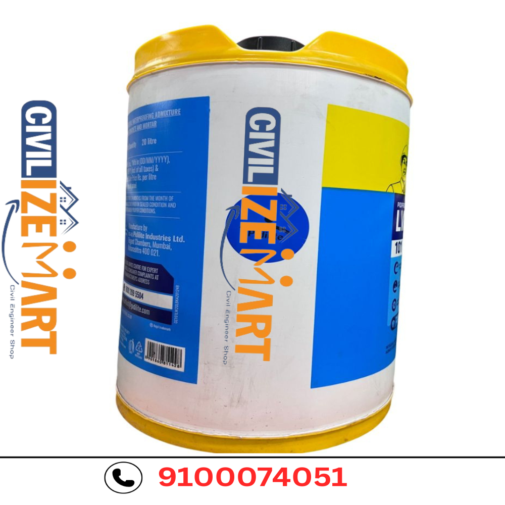 DR.FIXIT LW+ ,CEMENT TONIC, LIQUID WATERPROOFING COMPOUND FOR CONCRETE AND PLASTER CRACK FILLER