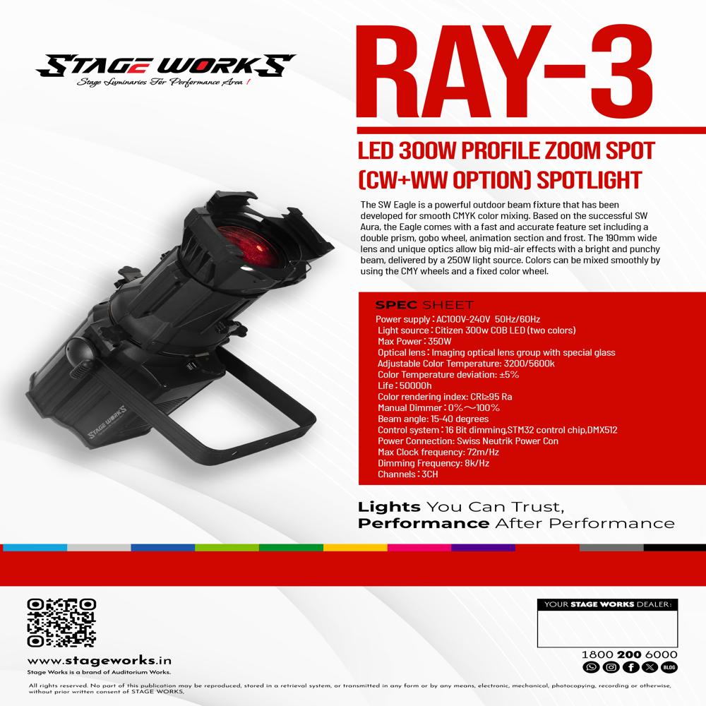 LED 300W Profile Spot Light