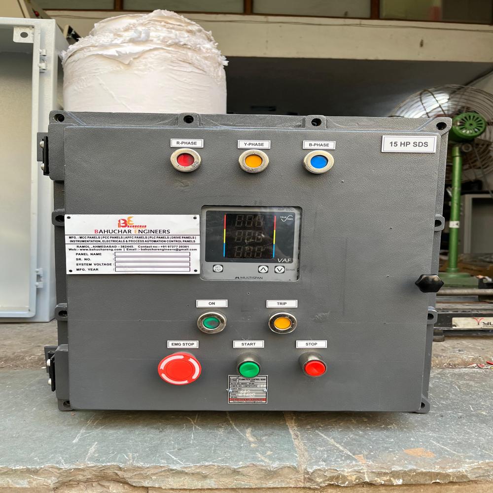 Flameproof Star Delta Starter - Base Material: Mild Steel