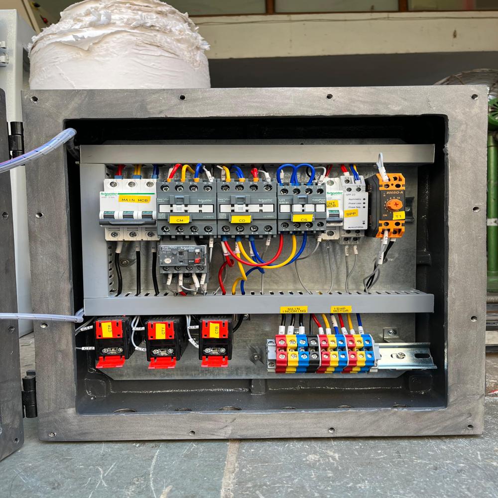 Flameproof Star Delta Starter - Base Material: Mild Steel