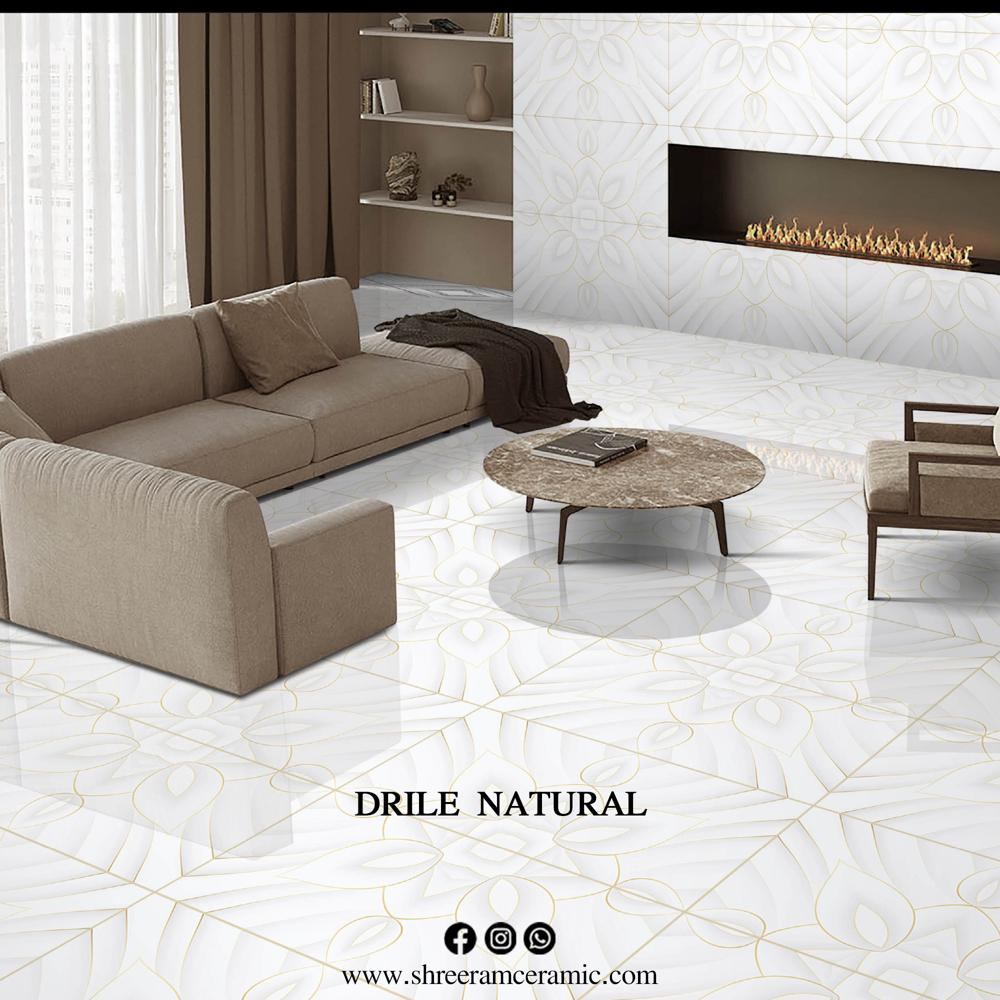 Vitrified Floor Tile - Size: Standard