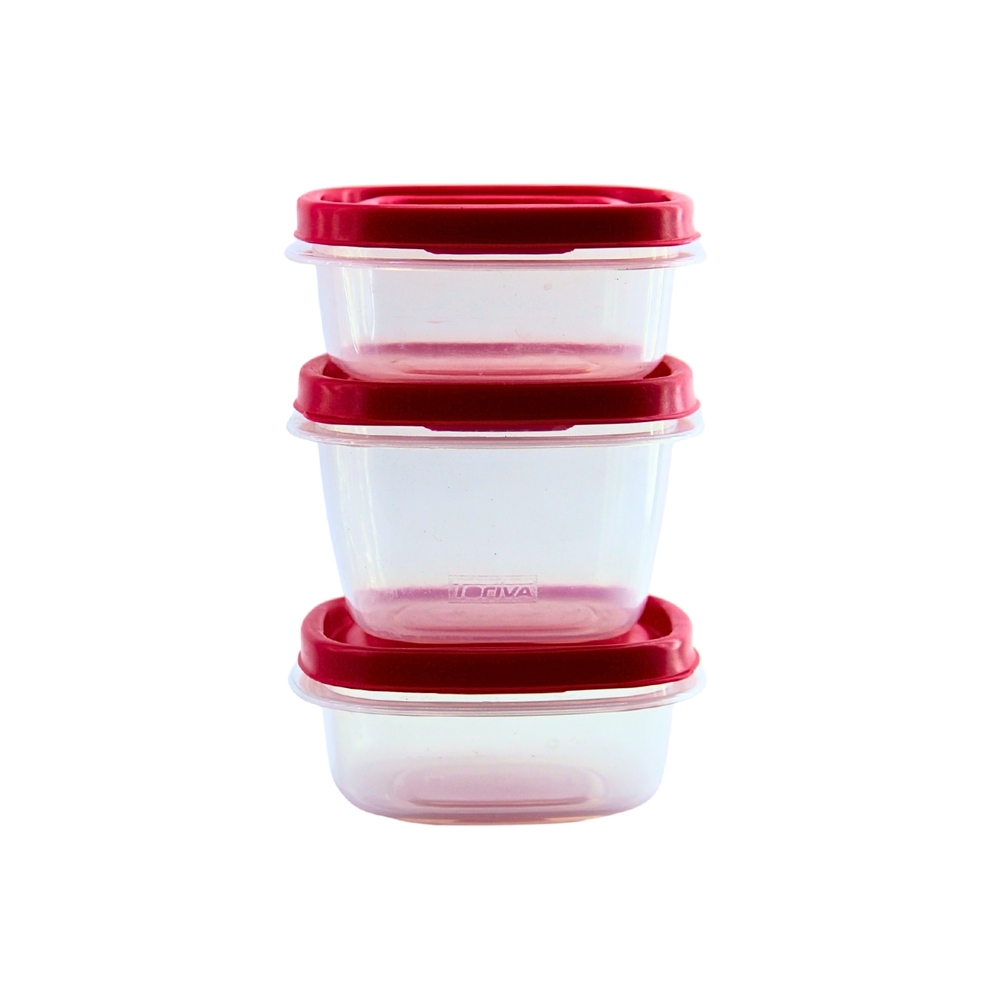 Counter top red 1075ml (300ml x 2 & 475ml x 1)