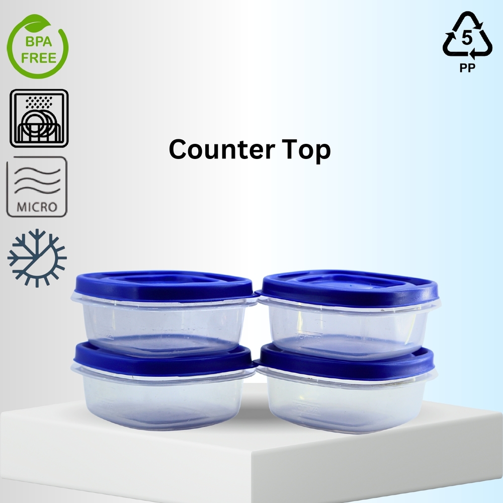 Counter top blue set of 4