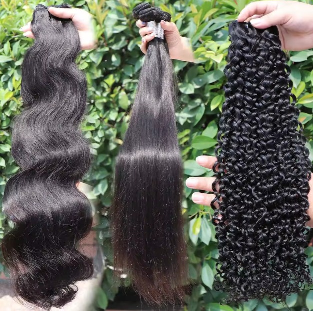 The Devote Raw Indian Virgin Water Wave Hair Weave | 100 Percent Unprocessed Human Hair | Cuticle Aligned Natural Texture