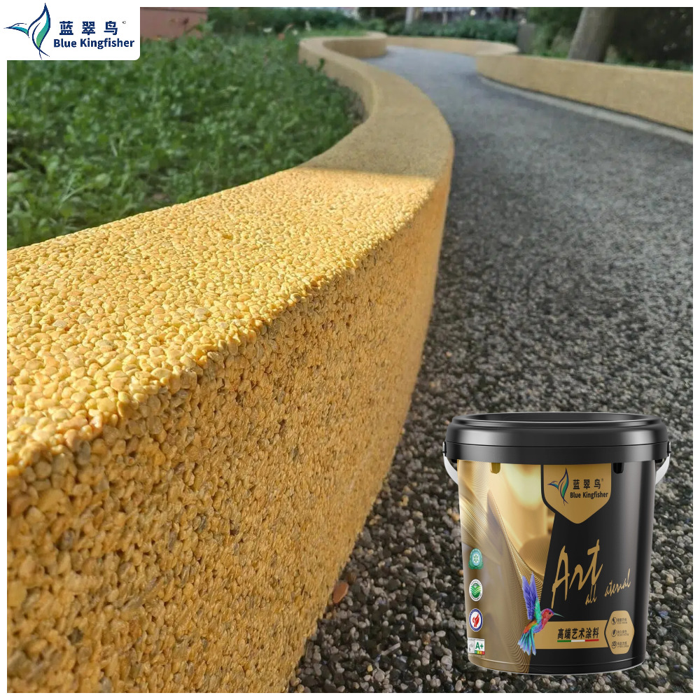 Custom Color Water Based Resin Washed Stone Paint - Color: Different Available