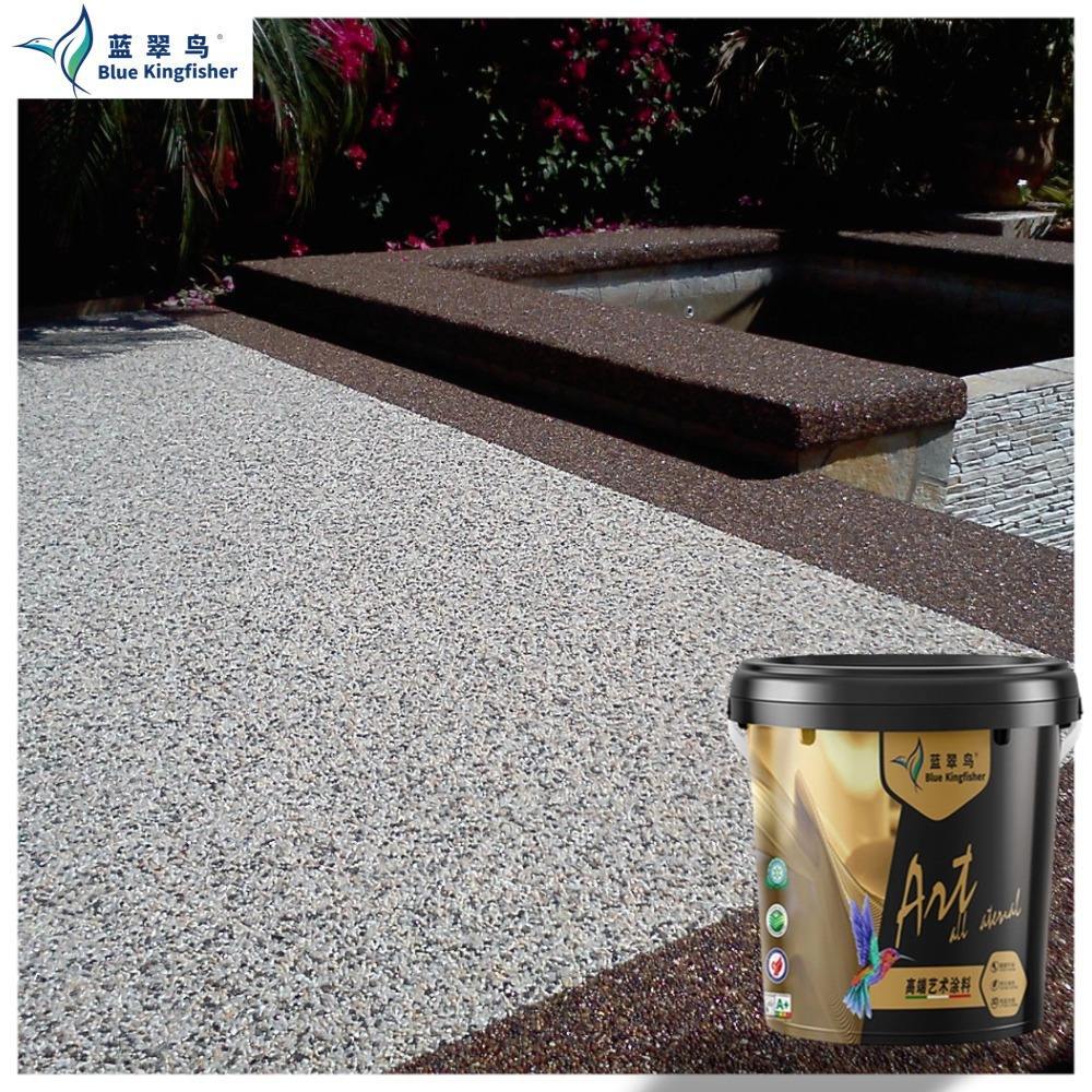 Water Based Resin Washed Stone Paint - Color: Different Available