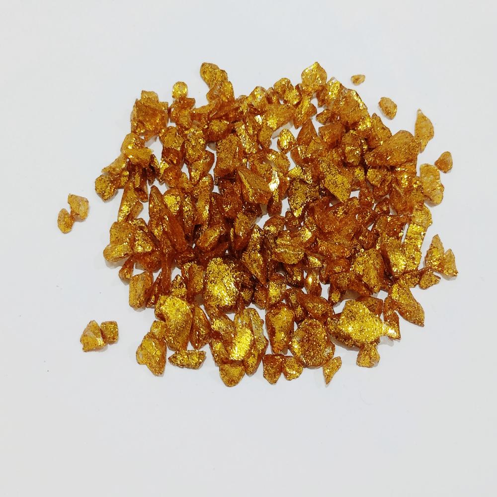 premium silver glass chips Bright long lasting color