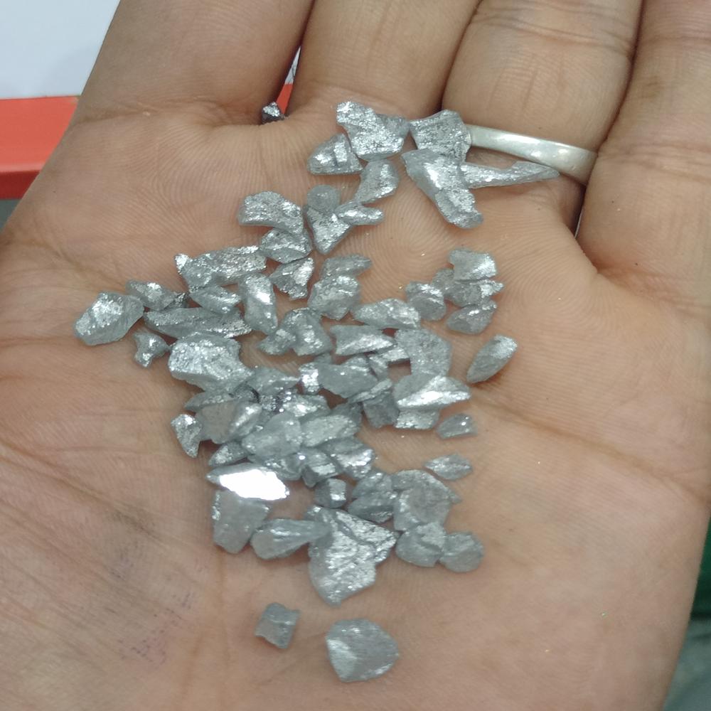premium silver glass chips Bright long lasting color