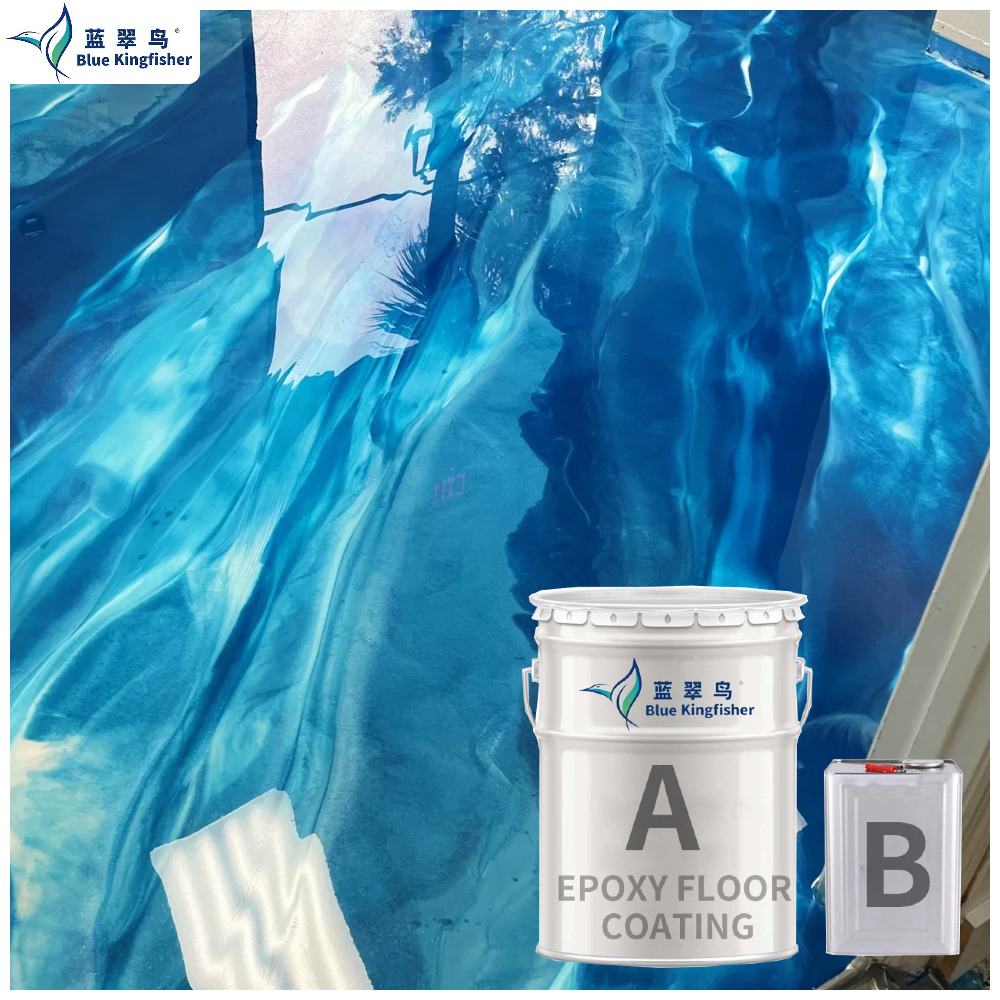 Decorative 3D Metallic Epoxy Floor Coating - Color: As Per Requirement