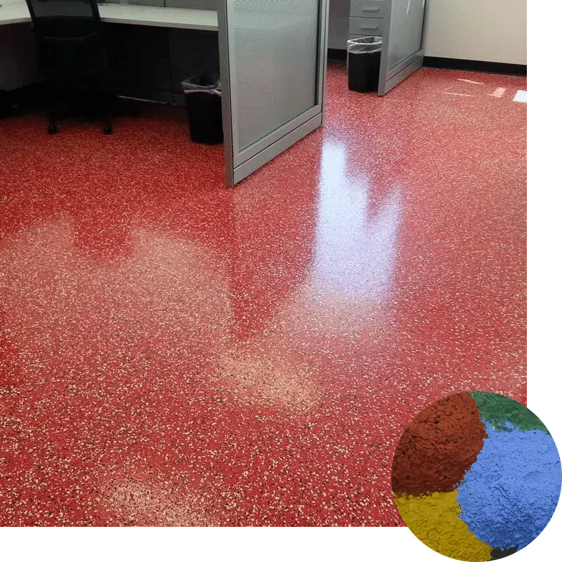 Waterproof Moisture-Proof Epoxy Marble Simulated Sand Floor Paint - Color: Different Available