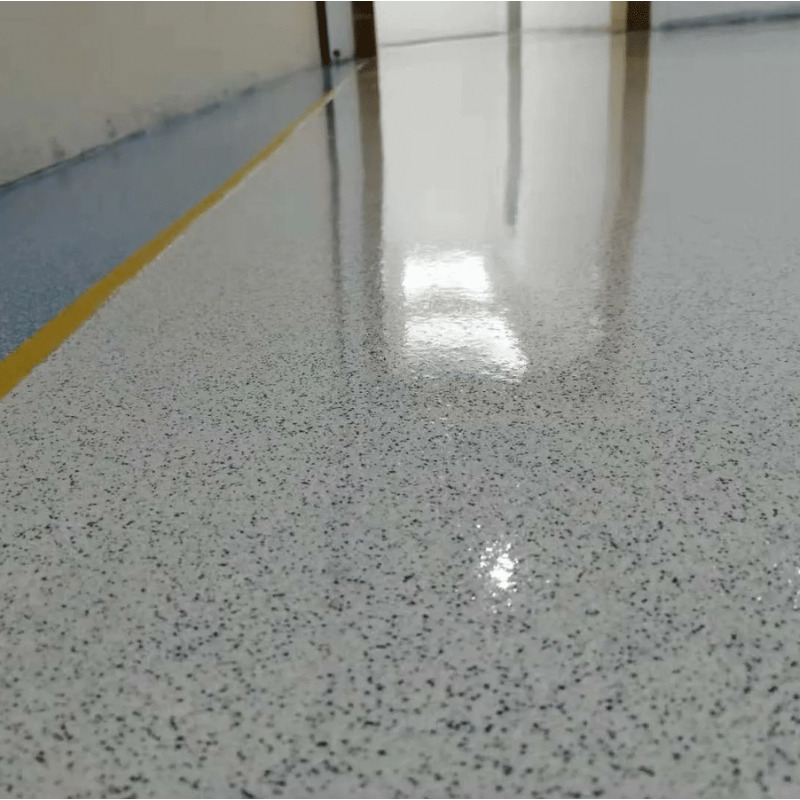 Anti-Slip Epoxy Quartz Sand Self-Leveling Floor Coating - Color: Different Available