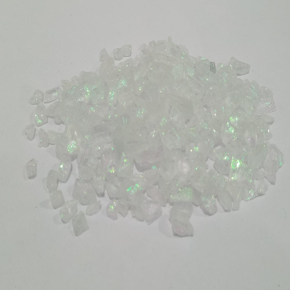 premium look rainbow color glass chips for unique design resin art