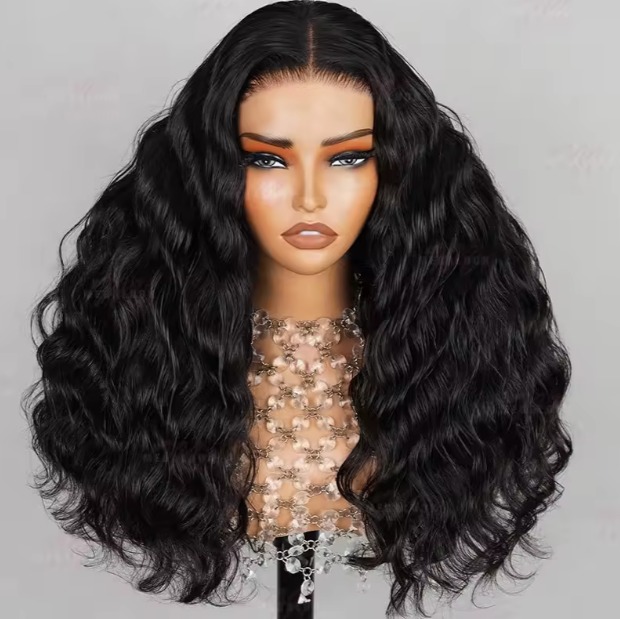 The Devote Glueless HD Full Lace Straight Wig | 100 Percent Unprocessed Brazilian Human Hair | Natural Black | Women Hair Wig