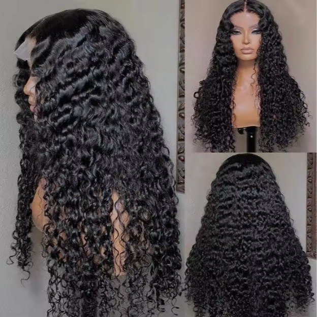 The Devote Glueless HD Full Lace Straight Wig | 100 Percent Unprocessed Brazilian Human Hair | Natural Black | Women Hair Wig