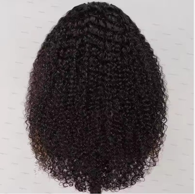 The Devote Halo Braided Kinky Curly Short Bob Lace Front Wig | Raw Brazilian Human Hair | HD Lace Frontal | Natural Finish