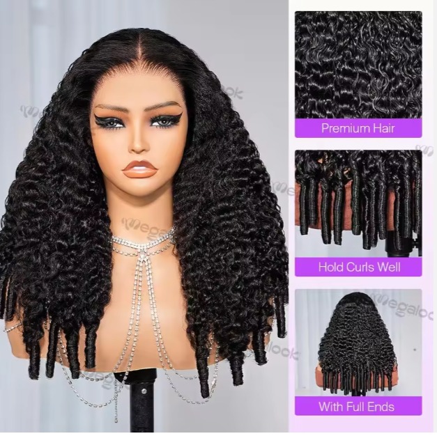 The Devote Glueless Full Lace Front Deep Wave Wig | Raw Vietnamese Human Hair | Natural Finish