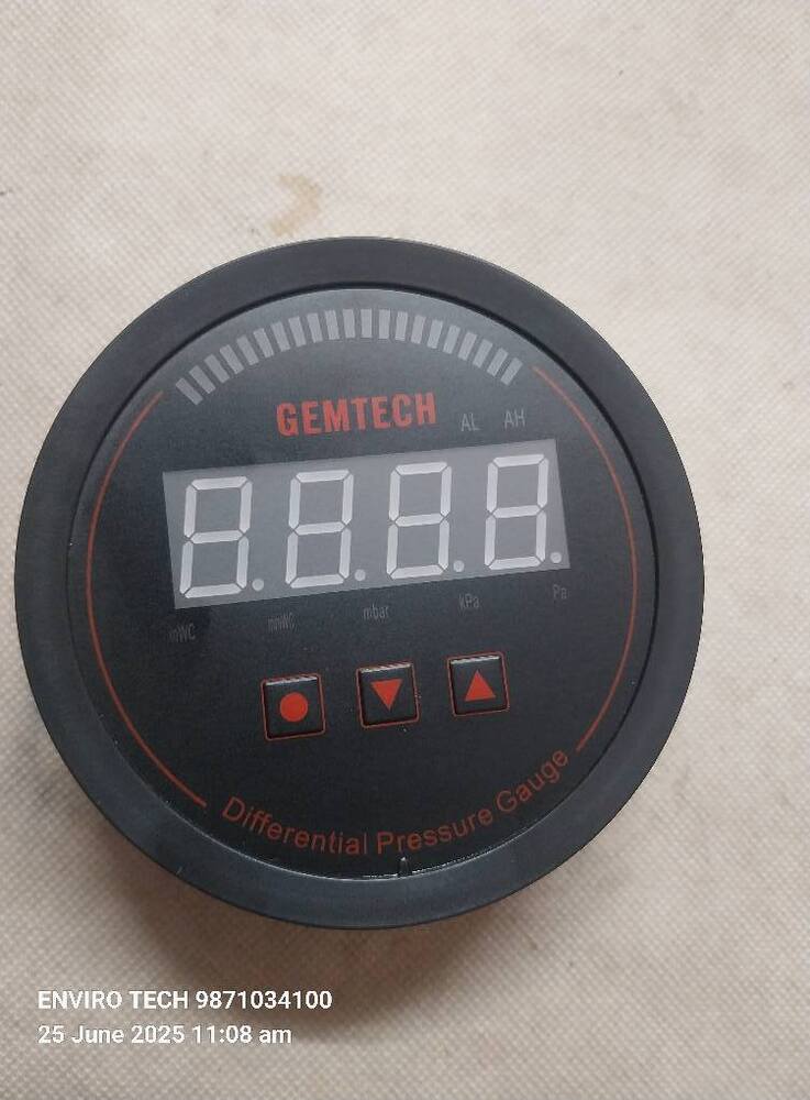 GEMTECH Series 3000 Digital Pressure Gauge Range 0 to 0.500 KPA