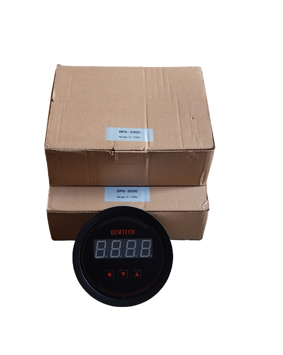 GEMTECH Series 3000 Digital Pressure Gauge Range 0 to 3.000 KPA