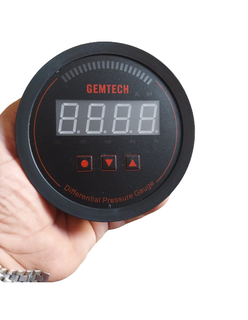 GEMTECH Series 3000 Digital Pressure Gauge Range 0 to 3.000 KPA
