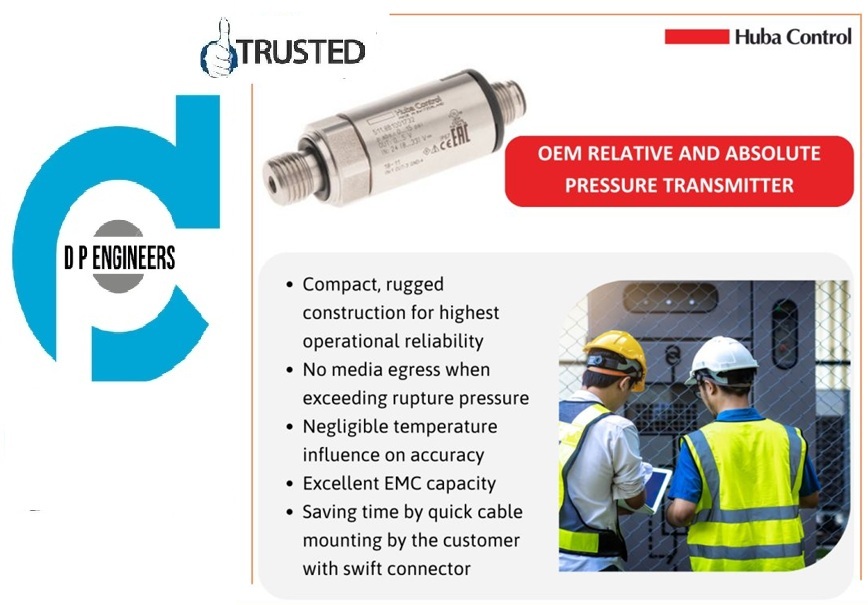 Huba Pressure Transmitter Model 520.941S032401 RANGE 0-100 BAR WhatsApp No.9811065204