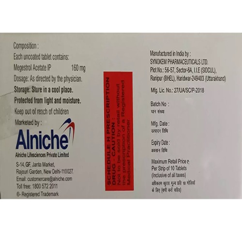 Megahenz 160 Mg Tablet - Recommended For: Doctor