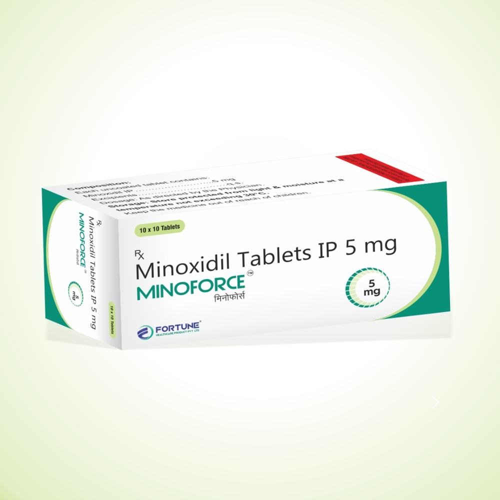 Minoxidil Tablet IP 5mg