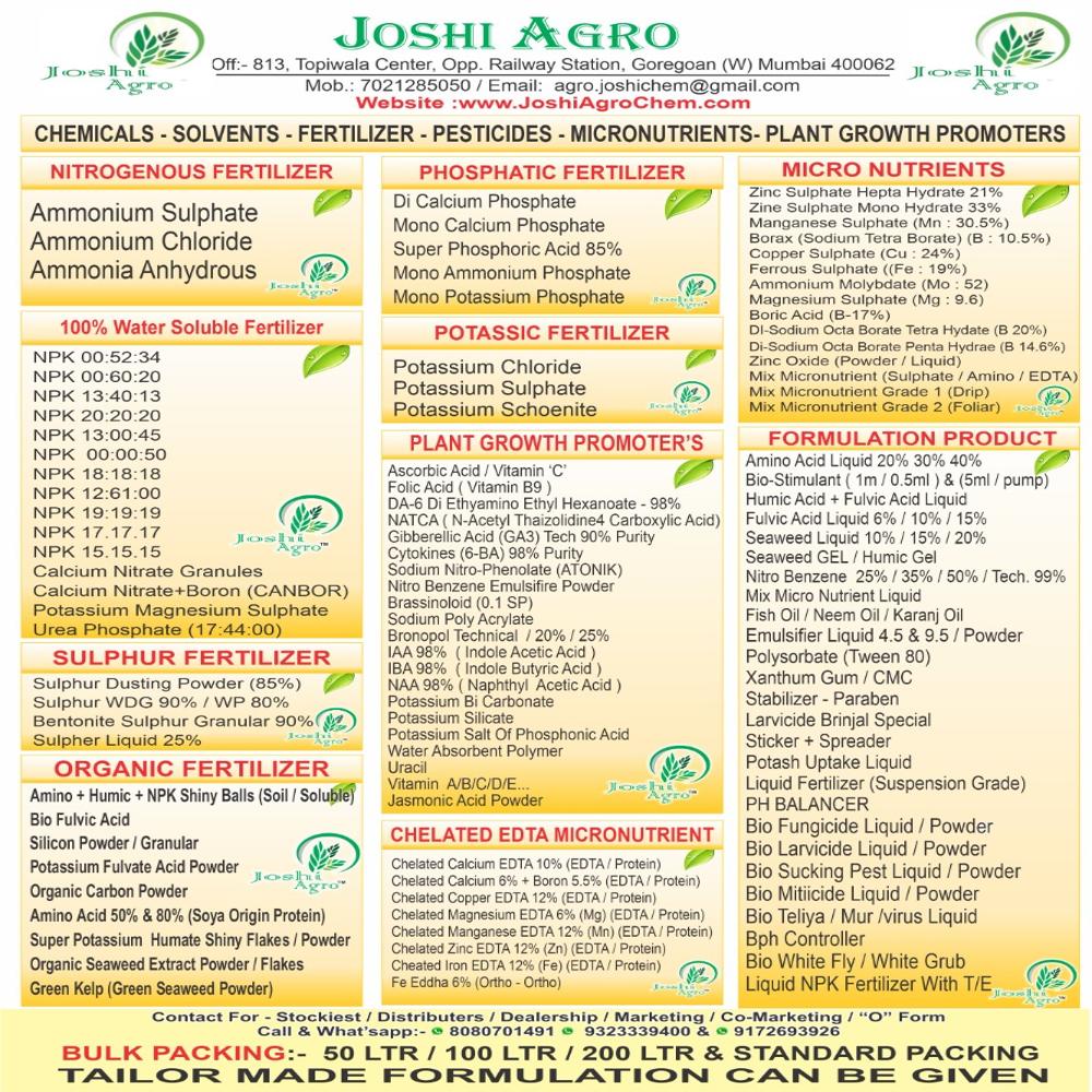 water  soluble Fertilizers