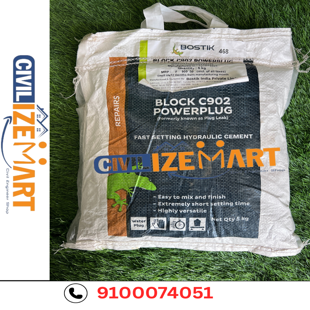 BOSTIK PLUG LEAK FAST SETTING HYDRAULIC CEMENT