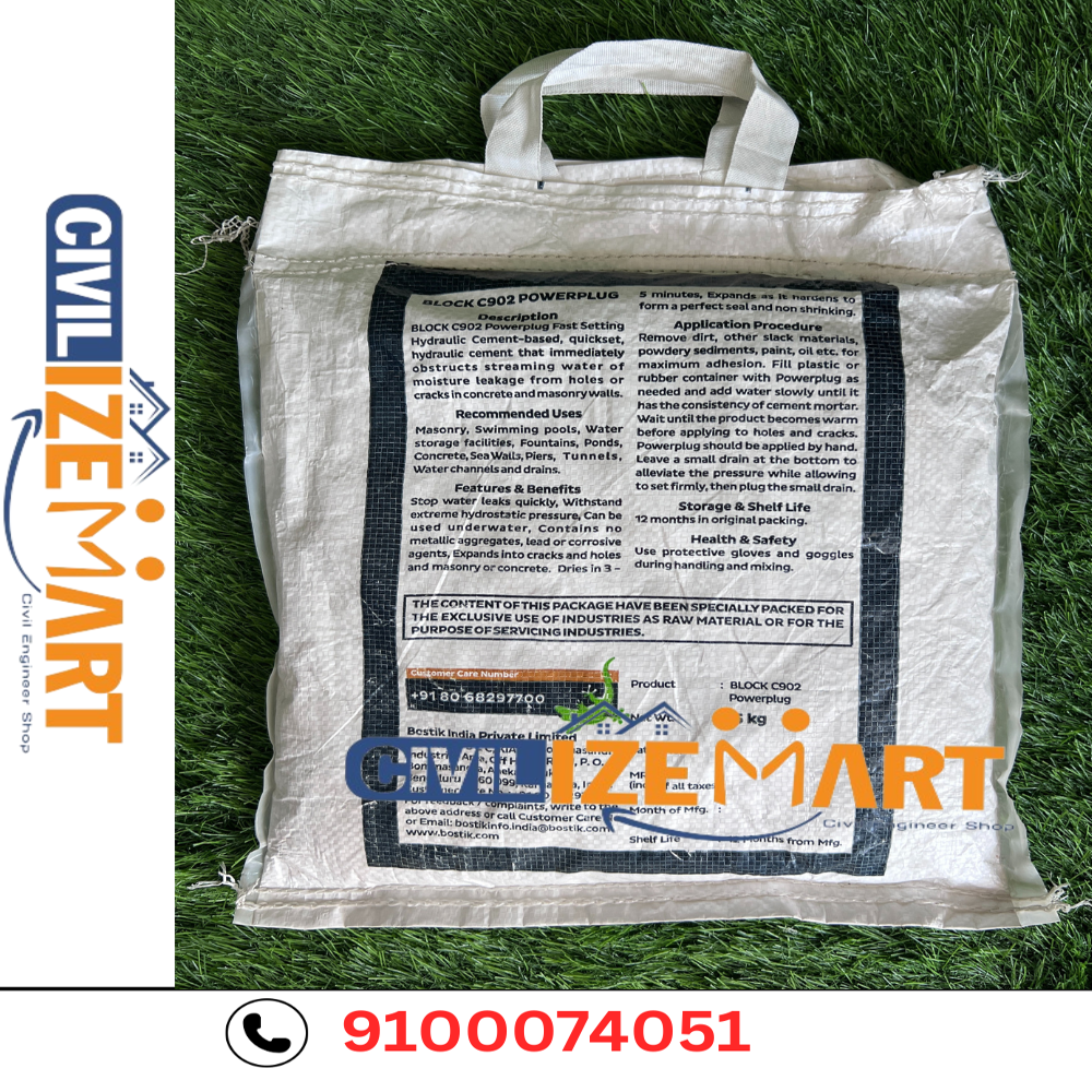 BOSTIK PLUG LEAK FAST SETTING HYDRAULIC CEMENT