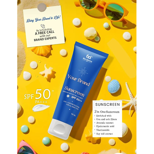 Spf50 Sunscreen Cream - Attributes: Smudge Proof