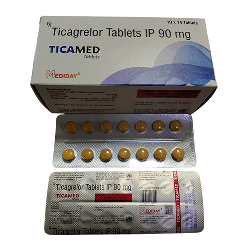 90Mg Ticagrelor Tablets Ip - Drug Type: General Medicines