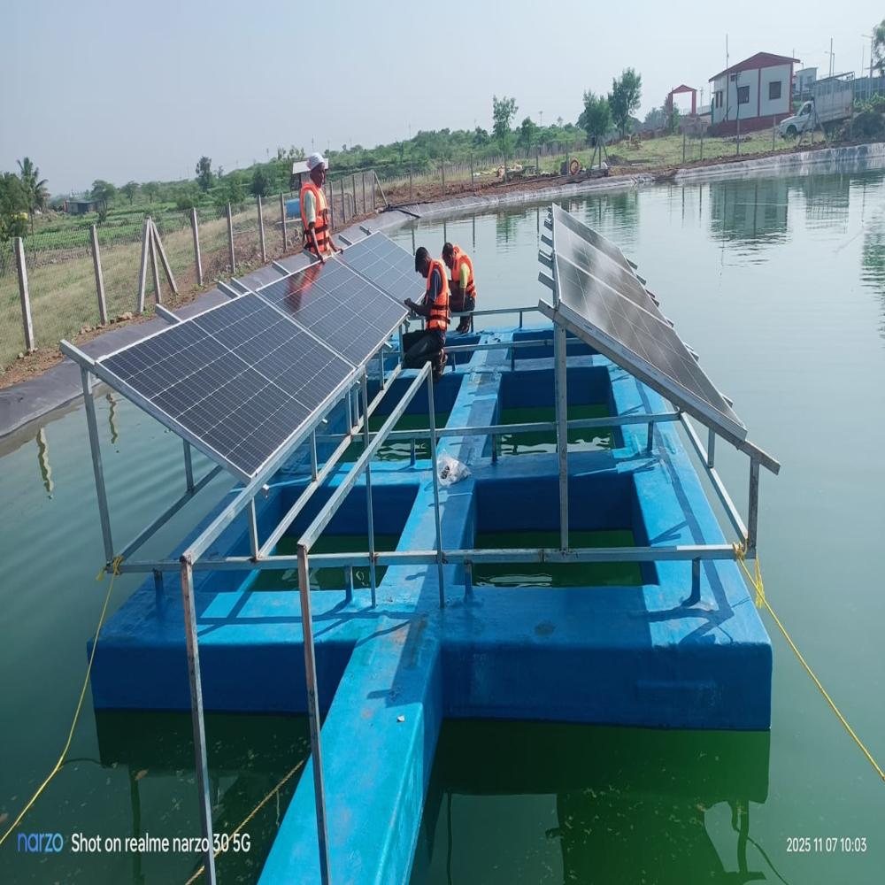 FRP Floating Solar System