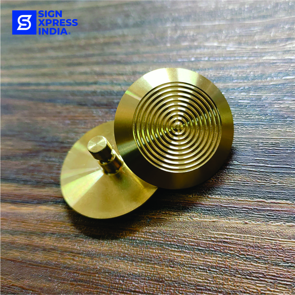 Ss Tactile Stud 017 Grade 304 (Stem) - Color: Brass