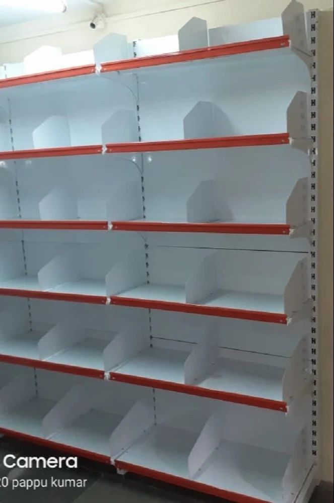 6 Shelves Supermarket Wall Display Rack