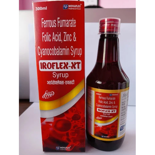 Ferrous Fumarate, Folic Acid, Zinc & Cyanocobalamin Syrup