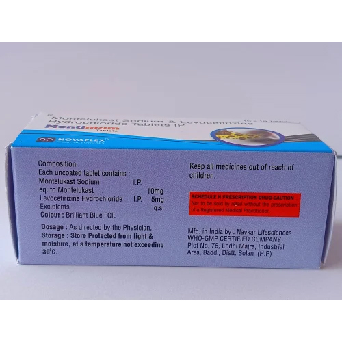 Montelukast Sodium & Levocetirizine Hydrochloride Tablets IP