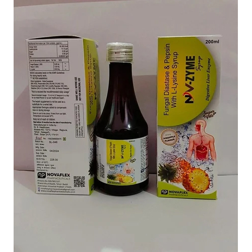Fungal Diastase Pepsin With Lysine Syrup